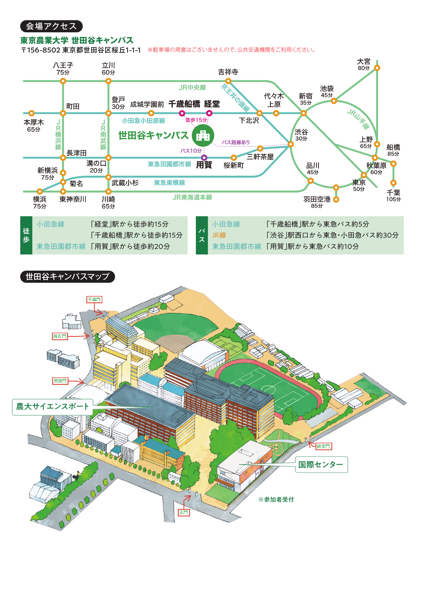会場アクセス